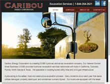 Tablet Screenshot of caribouenergy.com